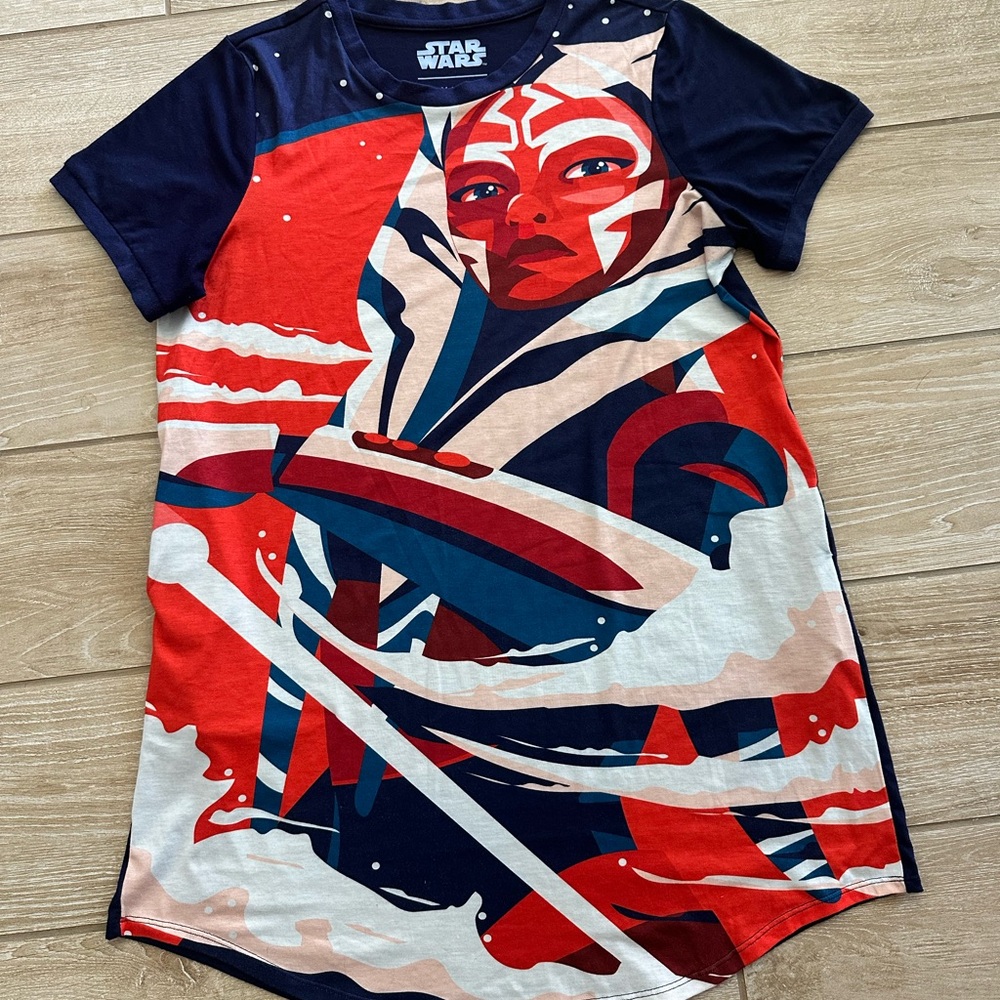 Disney Her Universe Star Wars Ahsoka Graphic Shirt-Dress